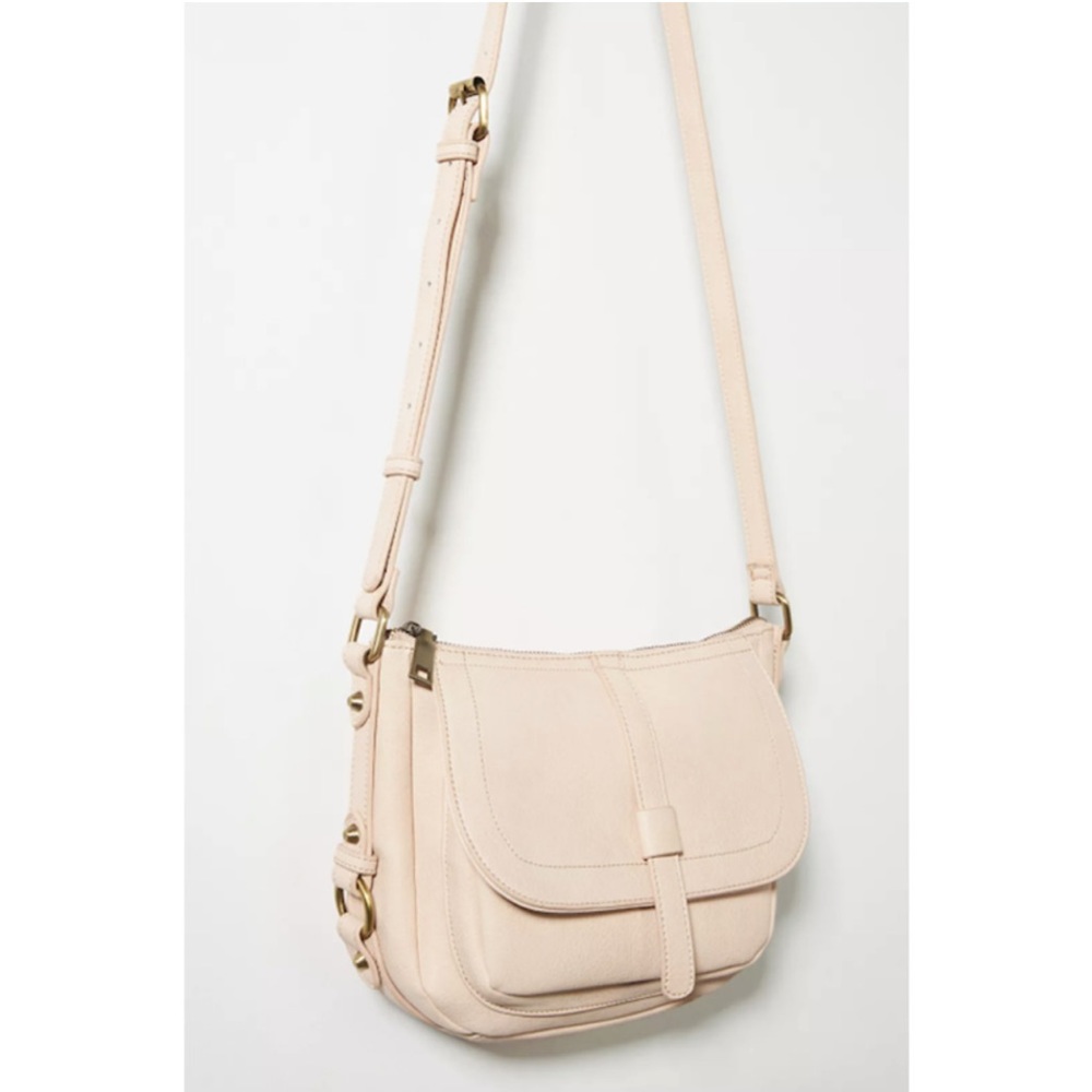 Anthropologie Delancey Faux Leather Crossbody Bag
